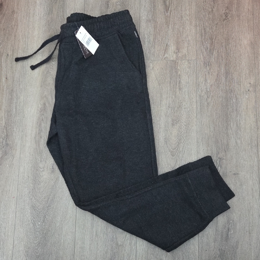 Jachs New York Mens Charcoal Color Jogger Pants In Wool Blend Size L